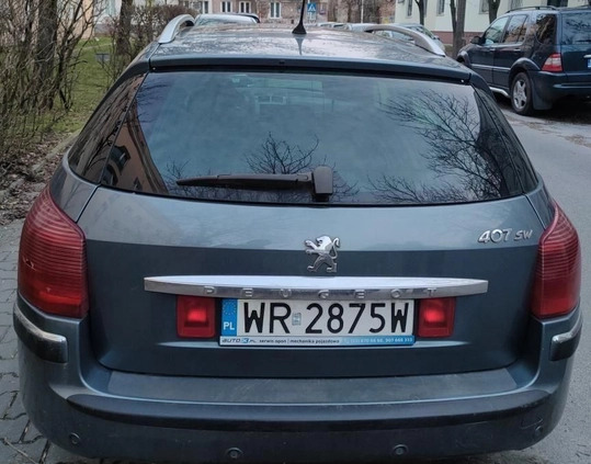 Peugeot 407 cena 5500 przebieg: 255000, rok produkcji 2005 z Warszawa małe 29